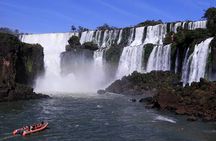 Iguassu Falls Combo Tour: Visit to the Brazilian side and Waterfall Boat Ride