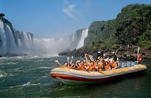 Iguassu Falls Combo Tour: Visit to the Brazilian side and Waterfall Boat Ride
