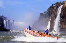 Iguassu Falls Combo Tour: Visit to the Brazilian side and Waterfall Boat Ride
