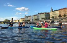Stand-Up Paddleboarding on the Vltava River in Prague