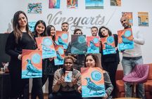 Paint & Sip in a 17th-Century Palazzo with Wine & Pizza