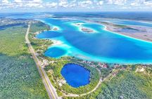 Bacalar Lagoon of 7 Colors from Playa del Carmen and Tulum