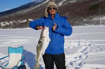 Ice Fishing On The Fjord
