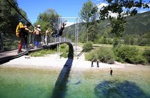 Bled and Bohinj Valley Canyoning with Hotel Pickup & Free Photos 
