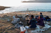 Tromsø: Midnight Sun with Campfire with Wandering Owl