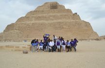 Private guide day Giza Pyramids &camel & Saqqara And Memphis 