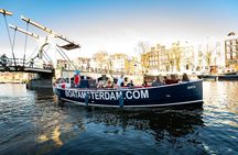 Amazing Open Boat Amsterdam Canal Cruise With Two Drinks Incl. 