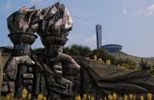 Symbol of the Communism Buzludzha monument and the Rose valley