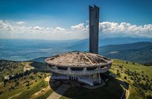 Symbol of the Communism Buzludzha monument and the Rose valley