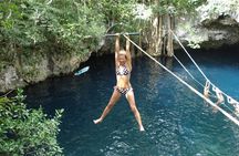 ATV, zip lines and cenote