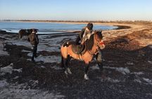 Horseback riding at sunrise 3h