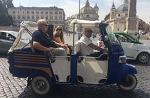 Discover the famous seven hills of Rome with the calessino bee