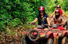 Adrenaline tour from Cancun driving a Atv experience Ziplines and a real Cenote 