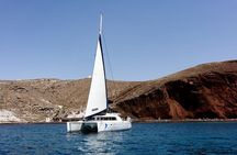 Private Luxury Caldera Cruise with a rich BBQ meal and Open Bar!