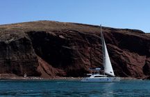 Private Luxury Caldera Cruise with a rich BBQ meal and Open Bar!