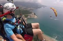 Tandem paragliding in Budva