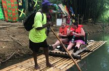 Jamaica Martha Brae Bamboo Rafting with Bus Transportation 