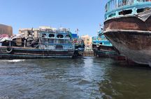 Old Dubai Walking Tour: Abra ride, Creek, Spice & Gold Souks.