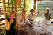Full Day bamboo experience with cooking class & Kuang si waterfalls