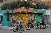 Graffitis & Munchies biketour Playa del Carmen