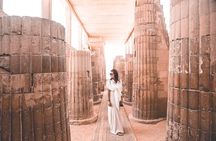 8-Hour Private Tour of the Pyramids,Museum and Bazaar including camel ride 