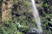 Meru waterfalls, forest walking & canoeing at lake duluti