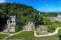 Palenque Site, swim Agua Azul & Misol-Ha waterfalls from Palenque