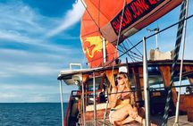 Shaolin Sunset Sailing Aboard Authentic Chinese Junk Boat
