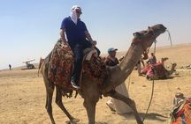 a camel ride in Sunset, with dinner Sound&Light Show at Giza Pyramids
