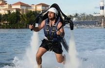 Super adrenaline Jetpack water activity in Cancun!