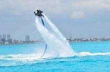 Jet Pack flight experience in Cancun. Challenge yourself to do it now. 