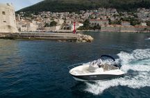 8h from Dubrovnik to the Elafiti islands with Quicksilver 675 boat