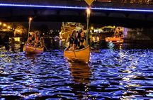 Night Canoe City Tour in Klaipeda