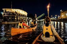 Night Canoe City Tour in Klaipeda