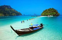 KRABI: 4 Island Snorkeling & Relax by Long Trail Boat with Lunch