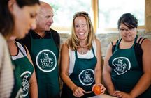 Cooking Class and Lunch at a Tuscan Farmhouse with Local Market Tour from Florence