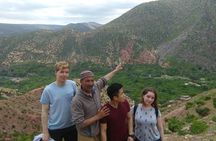 Day trip from Marrakech, Agafay desert and the Atlas Mountains with camel ride.
