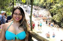 Dunn's River Falls & Jungle River Tubing Adventure Tour from Falmouth