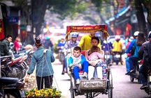 Hanoi Cyclo and Water Puppet Show with Dinner Private Tour