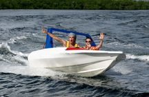 The Best Speedboat Tour In Cancun through Nichupte Lagoon, Snorkel included.
