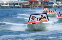The Best Speedboat Tour In Cancun through Nichupte Lagoon, Snorkel included.