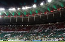 Soccer game in Rio de Janeiro with Local Supporter