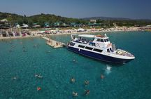 From Ouranoupolis: Blue Lagoon Cruise + Lunch on Board