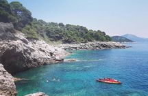 Guided Kayaking and Snorkeling Tour to Green Cave and Sipan Island from Lopud