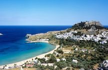 Boat Trip to LINDOS with Swimming Stops at Anthony Quinn's & Tsambika Bays
