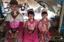 Chiang Mai-Chiang Rai:White-Black-Blue Temple-Golden Triangle-Keren-Boat Trip