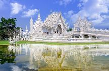 Chiang Mai-Chiang Rai:White-Black-Blue Temple-Golden Triangle-Keren-Boat Trip