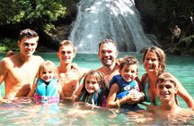 Blue Hole & Secret Falls Day-Trip with Shopping from Grand Palladium
