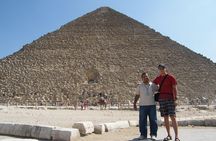 visit the pyramids of Giza + the necropolis of Saqqara + the Memphis site.