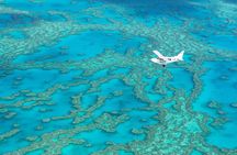 Scenic Flight over Heart Reef, Whitehaven Beach, Hill Inlet, GBR